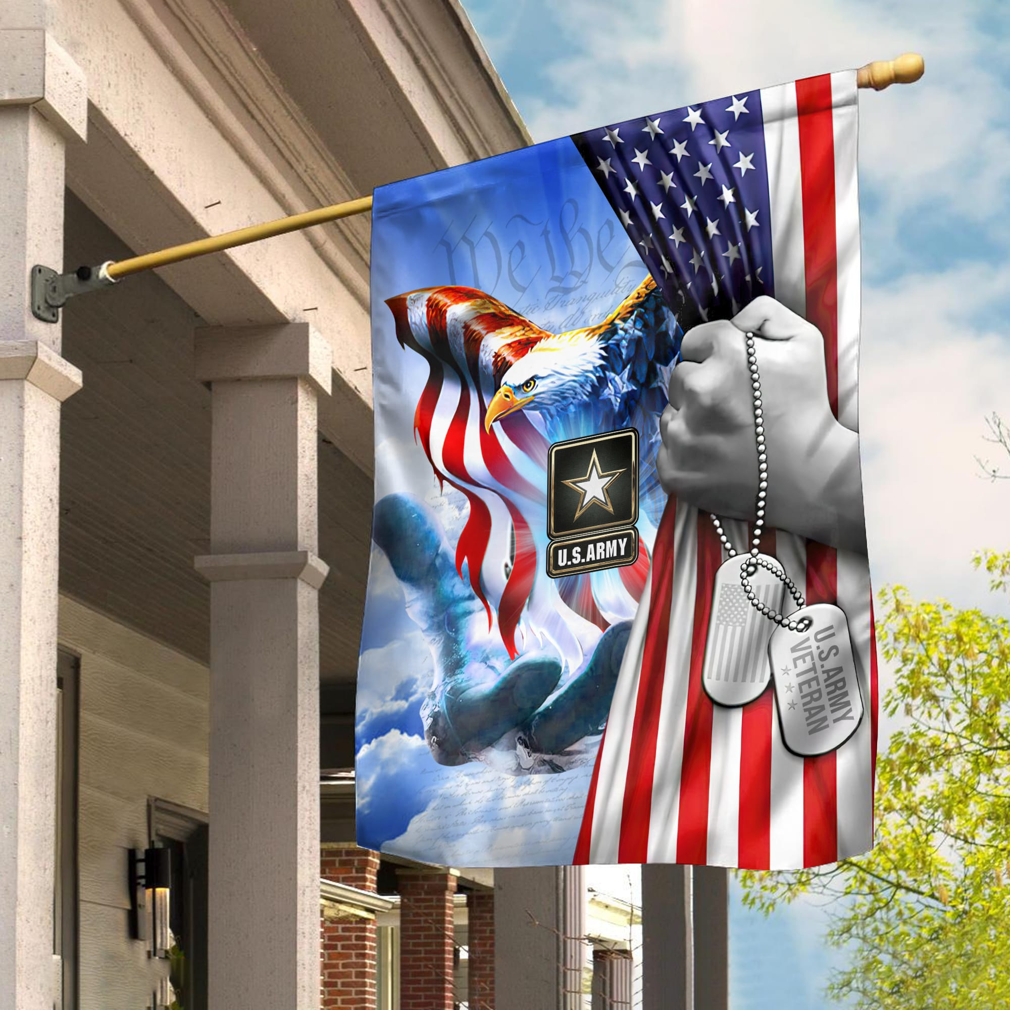 Premium American Pride US Veteran Flag APVC061002 Premium American Pride US Veteran Flag APVC061002