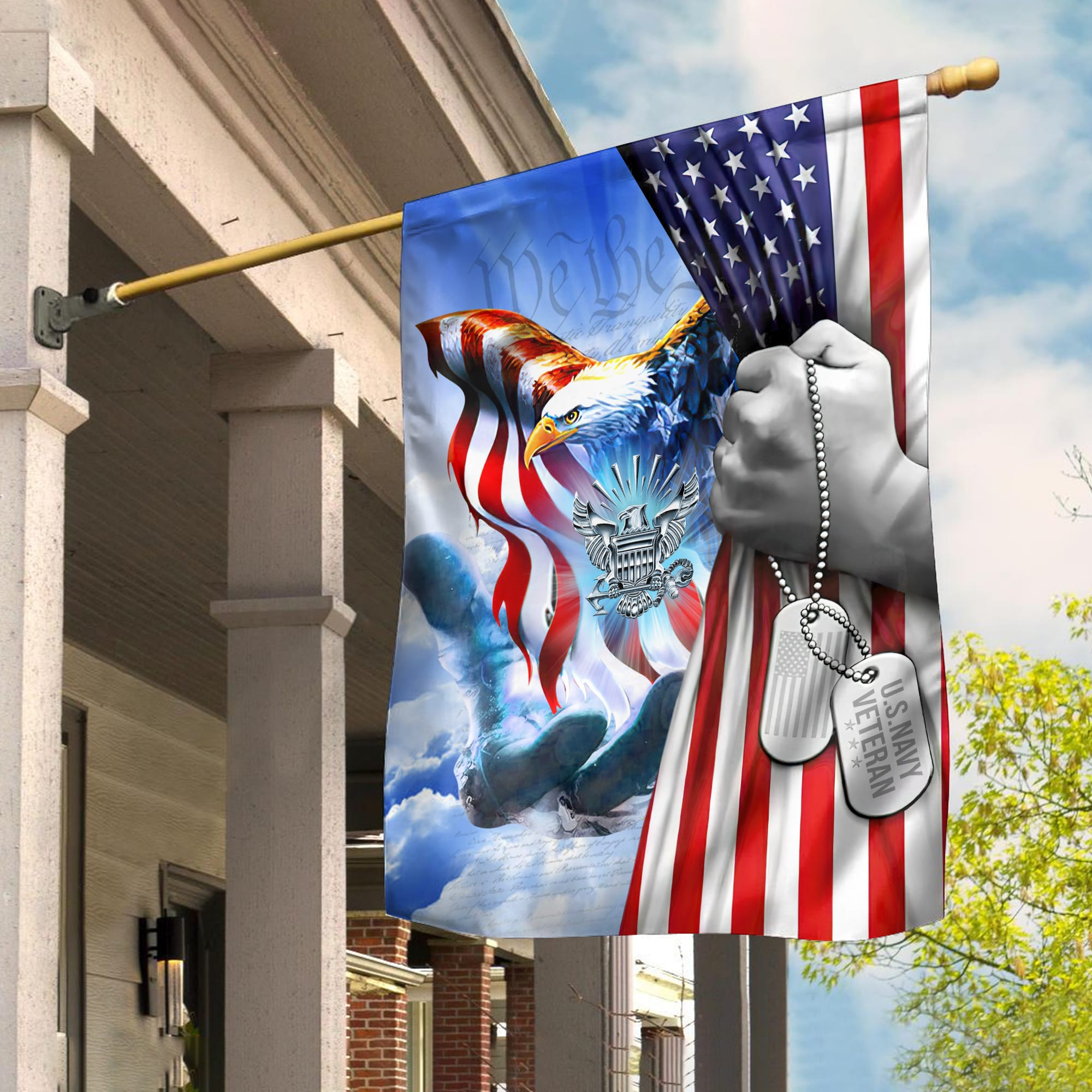 Premium American Pride US Veteran Flag APVC061002 Premium American Pride US Veteran Flag APVC061002