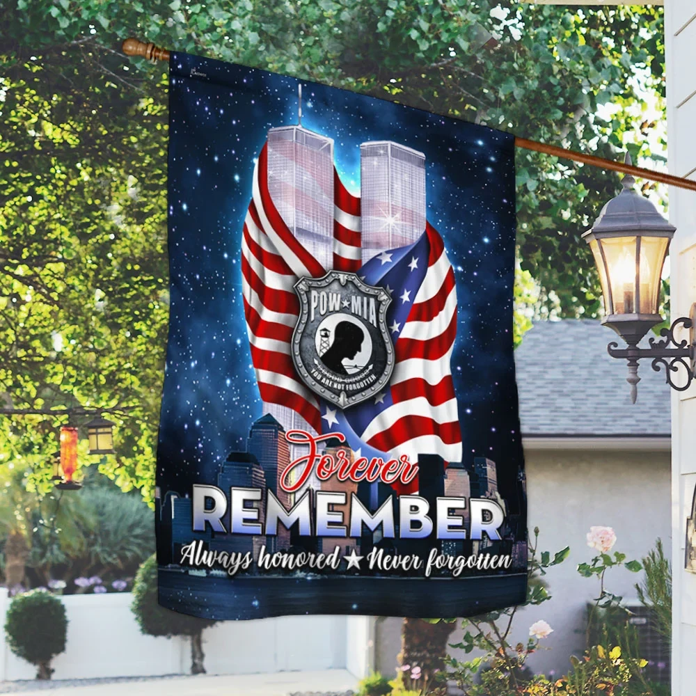 Premium 911 Patriot Day POW/MIA Flag PVC130718 Premium 911 Patriot Day POW/MIA Flag PVC130718