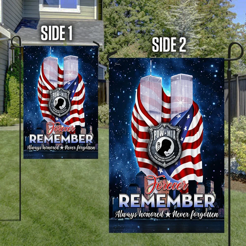 Premium 911 Patriot Day POW/MIA Flag PVC130718 Premium 911 Patriot Day POW/MIA Flag PVC130718