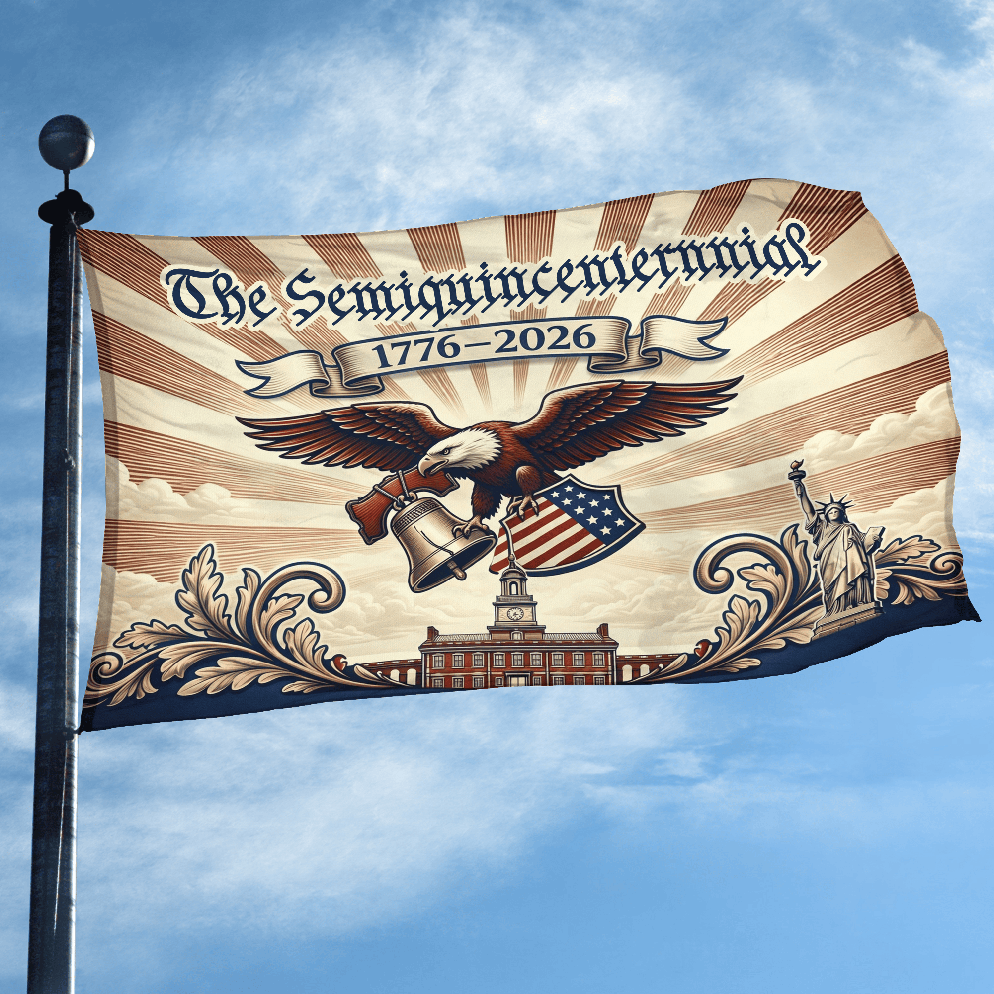 Premium America 250th Anniversary Grommet Flag VPVC120142, America 250th Flag, America 250th Birthday, Best Gifts On Independence Day, Veterans Day. Premium America 250th Anniversary Grommet Flag VPVC120142, America 250th Flag, America 250th Birthday, Best Gifts On Independence Day, Veterans Day.