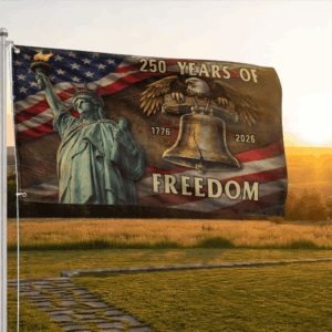 Premium America 250th Anniversary Grommet Flag VPVC120179, America 250th Flag, America 250th Birthday, Best Gifts On Independence Day, Veterans Day. 1 1775997920097.png