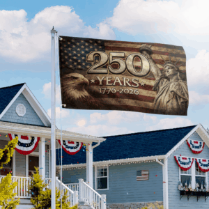 Premium America 250th Anniversary Grommet Flag VPVC120178, America 250th Flag, America 250th Birthday, Best Gifts On Independence Day, Veterans Day. 2 1775997910997.png