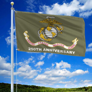 Premium USMC Grommet Flag VPVC120067, 250th Anniversary Marine Corps Flag, Gifts For Marine Veteran, Best Gifts On Father's Day, Veterans Day. 2 1753672978917.jpg