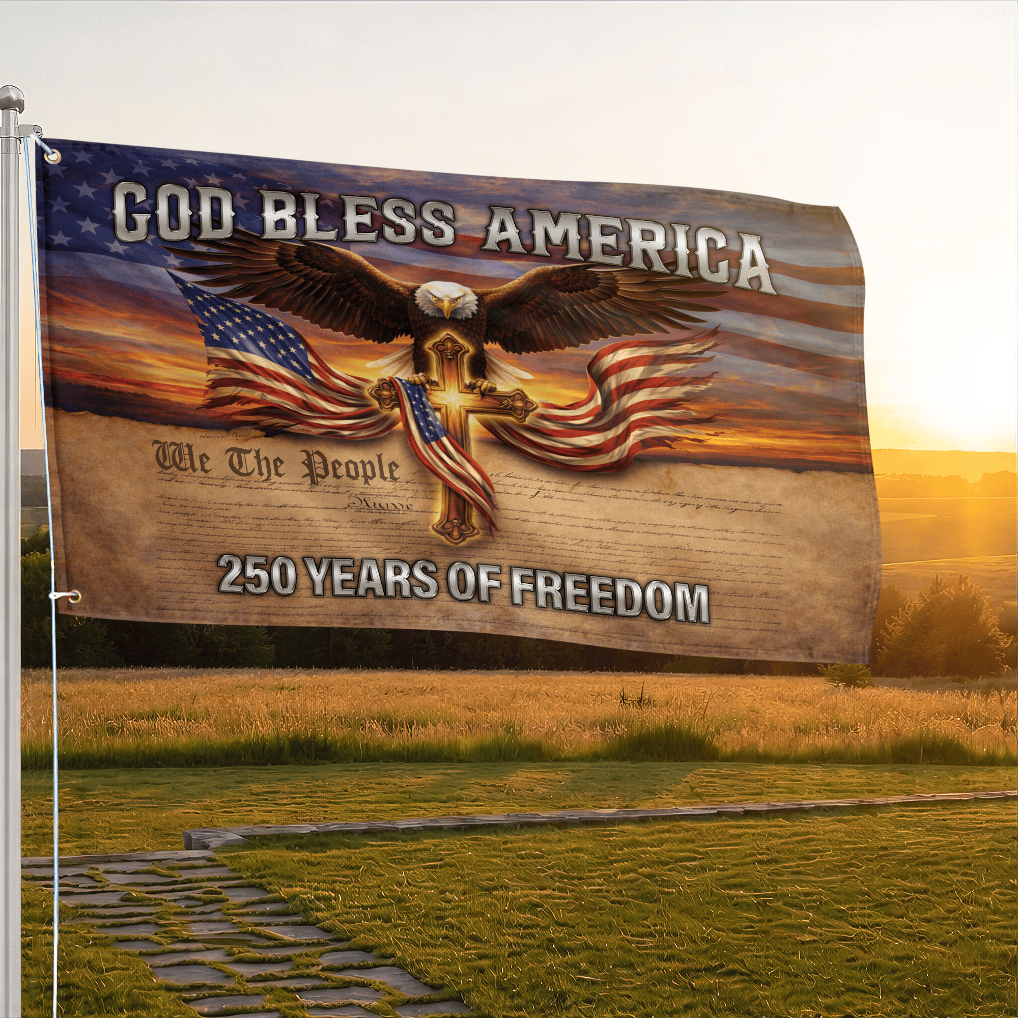 Premium America 250th Anniversary Grommet Flag VPVC120168, America 250th Flag, America 250th Birthday, Best Gifts On Independence Day, Veterans Day. Premium America 250th Anniversary Grommet Flag VPVC120168, America 250th Flag, America 250th Birthday, Best Gifts On Independence Day, Veterans Day.