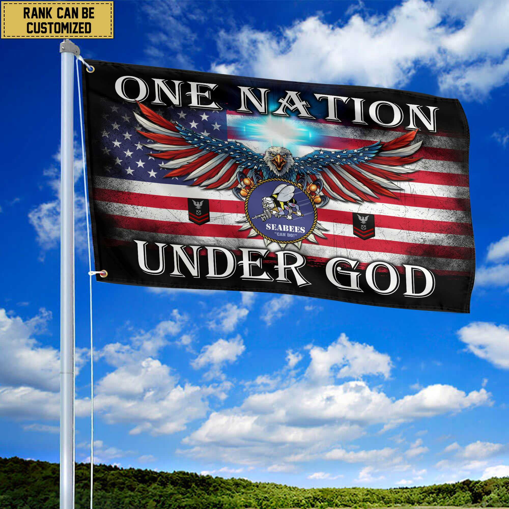 Unique Custom US Seabees Grommet Flag VPVC105109, Gift For Seabees Veteran, Gifts For Dad, For Husband, Best Gifts On Father’s Day, Independence Day, Veterans Day. Unique Custom US Seabees Grommet Flag VPVC105109, Gift For Seabees Veteran, Gifts For Dad, For Husband, Best Gifts On Father’s Day, Independence Day, Veterans Day.