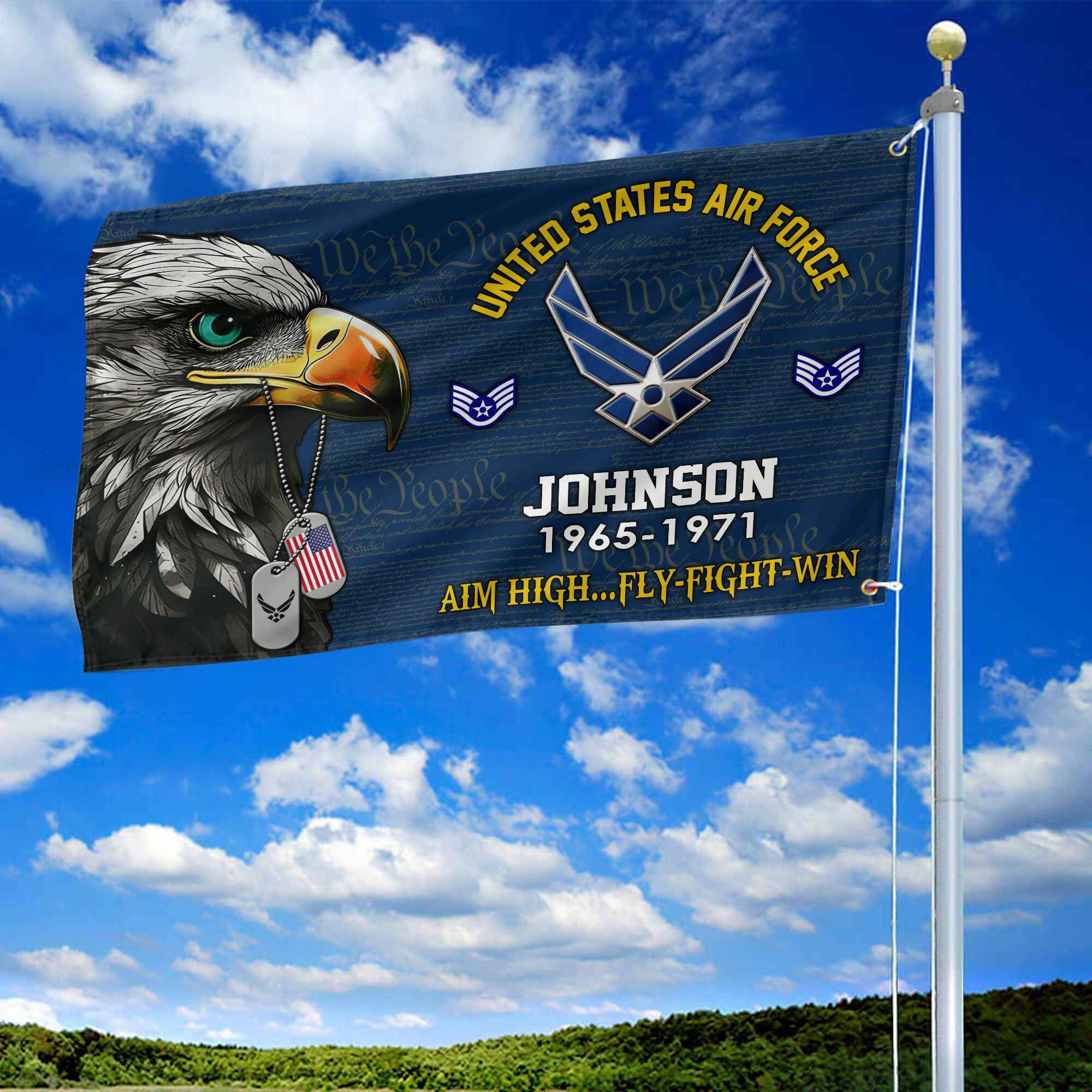 USAF Custom Grommet Flag VPVC108812, Gifts For Air Force Veteran, Best Gifts On Father’s Day, Armed Forces Day, Independence Day, Veterans Day. USAF Custom Grommet Flag VPVC108812, Gifts For Air Force Veteran, Best Gifts On Father’s Day, Armed Forces Day, Independence Day, Veterans Day.
