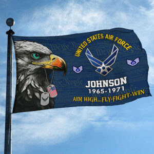 USAF Custom Grommet Flag VPVC108812, Gifts For Air Force Veteran, Best Gifts On Father's Day, Armed Forces Day, Independence Day, Veterans Day. 2 1741668008141.jpg
