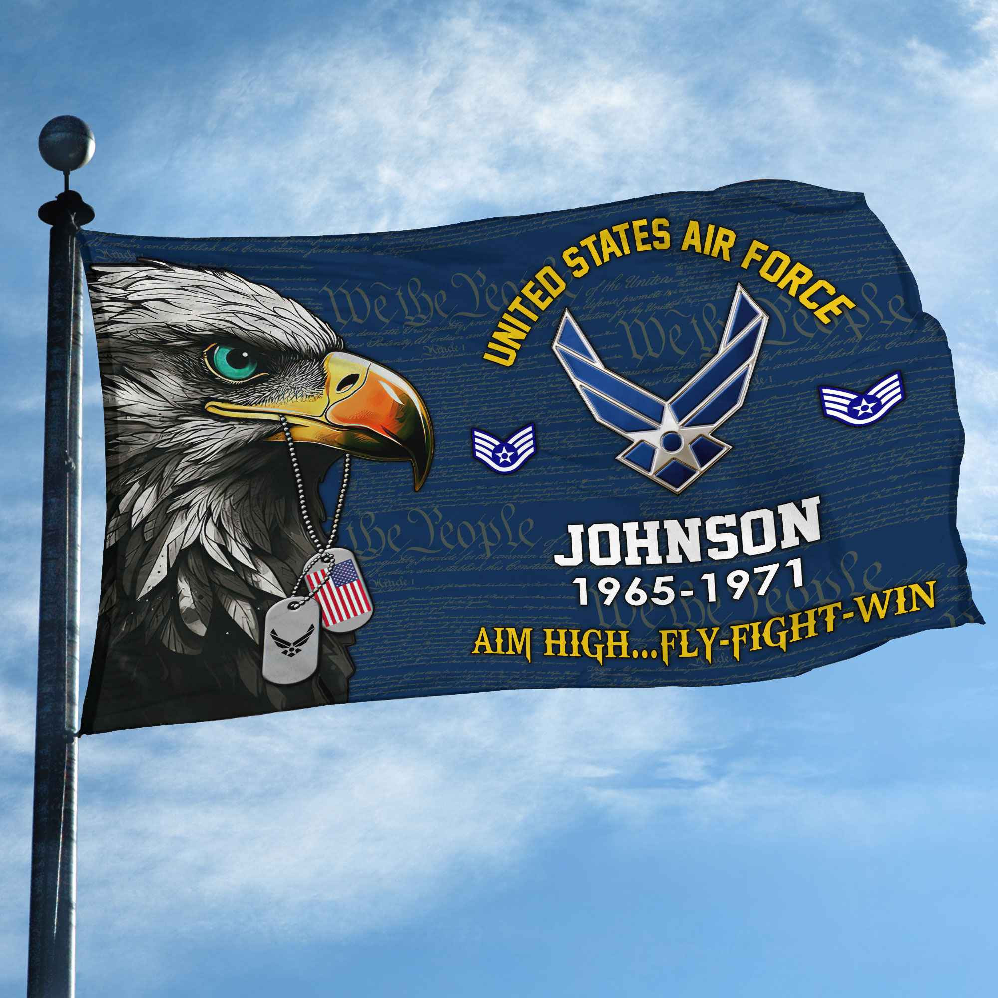 USAF Custom Grommet Flag VPVC108812, Gifts For Air Force Veteran, Best Gifts On Father’s Day, Armed Forces Day, Independence Day, Veterans Day. USAF Custom Grommet Flag VPVC108812, Gifts For Air Force Veteran, Best Gifts On Father’s Day, Armed Forces Day, Independence Day, Veterans Day.