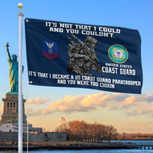 Unique Custom USCG Grommet Flag, Gift For Coast Guard Veteran VPVC104705, Gifts For Dad, For Husband, Best Gifts On Father’s Day, Independence Day, Veterans Day.