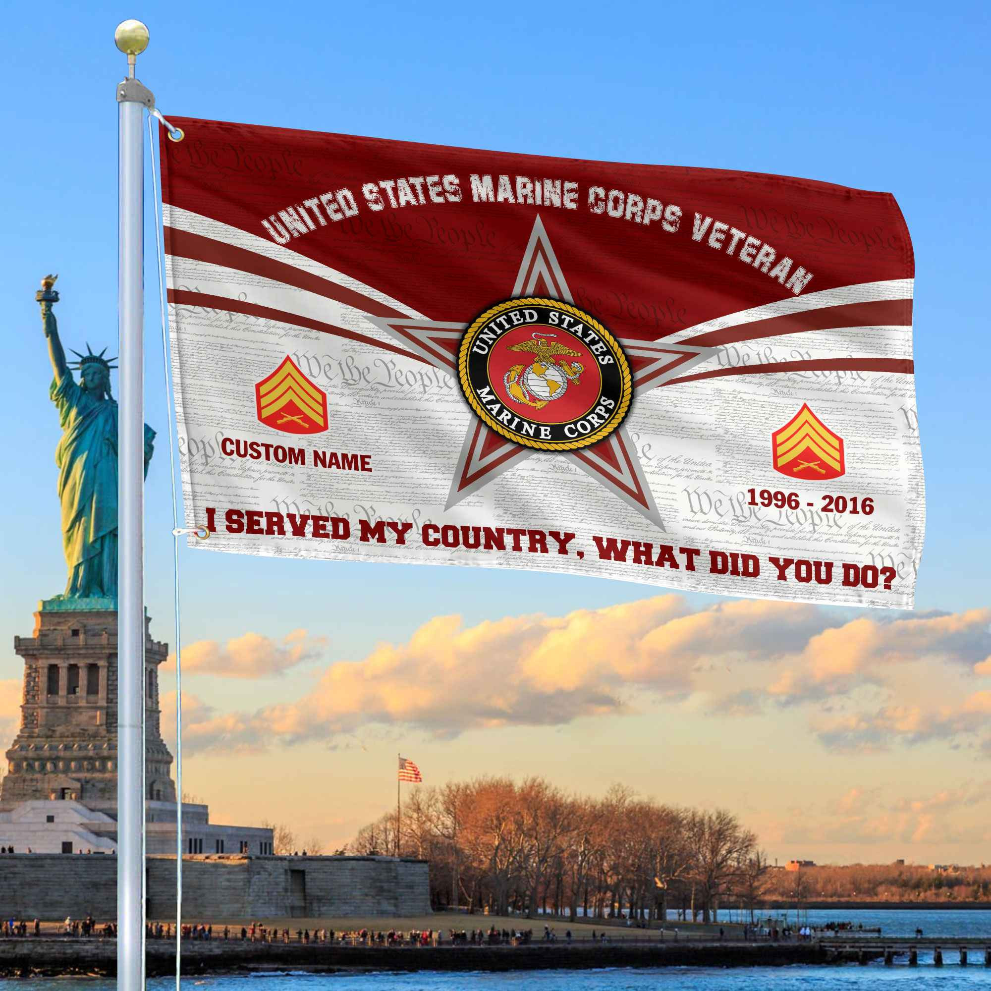 Premium Custom USMC Grommet Flag VPVC105803, Gifts For Marine Veteran, Best Gifts On Father’s Day, Armed Forces Day, Independence Day, Veterans Day. Premium Custom USMC Grommet Flag VPVC105803, Gifts For Marine Veteran, Best Gifts On Father’s Day, Armed Forces Day, Independence Day, Veterans Day.