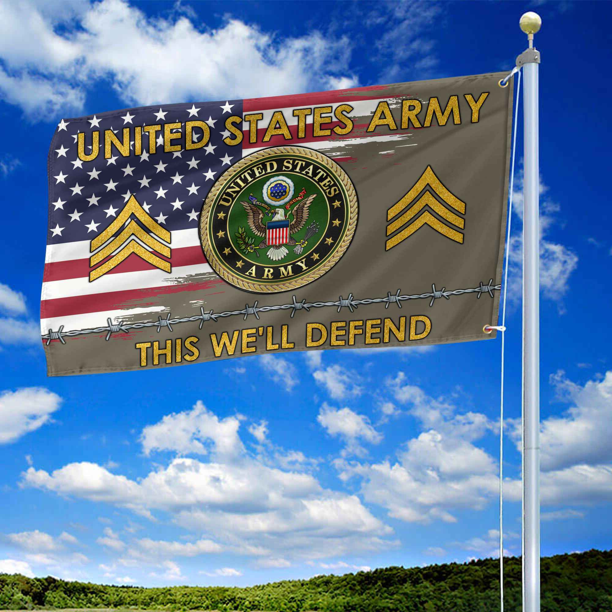 Unique Custom Name, Rank US Army Grommet Flag VPVC109610, Gifts For Army Veteran, Gifts For Dad, For Husband, Best Gifts On Father’s Day, Independence Day, Veterans Day. Unique Custom Name, Rank US Army Grommet Flag VPVC109610, Gifts For Army Veteran, Gifts For Dad, For Husband, Best Gifts On Father’s Day, Independence Day, Veterans Day.