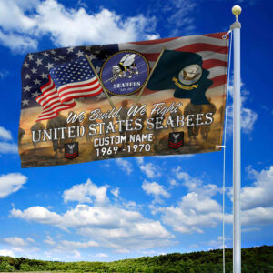 Unique Custom Name, Rank, Year, US Seabees Grommet Flag VPVC109109, Gifts For Seabees Veteran, Gifts For Dad, For Husband, Best Gifts On Father's Day, Independence Day, Veterans Day. 1 1741752079582.jpg