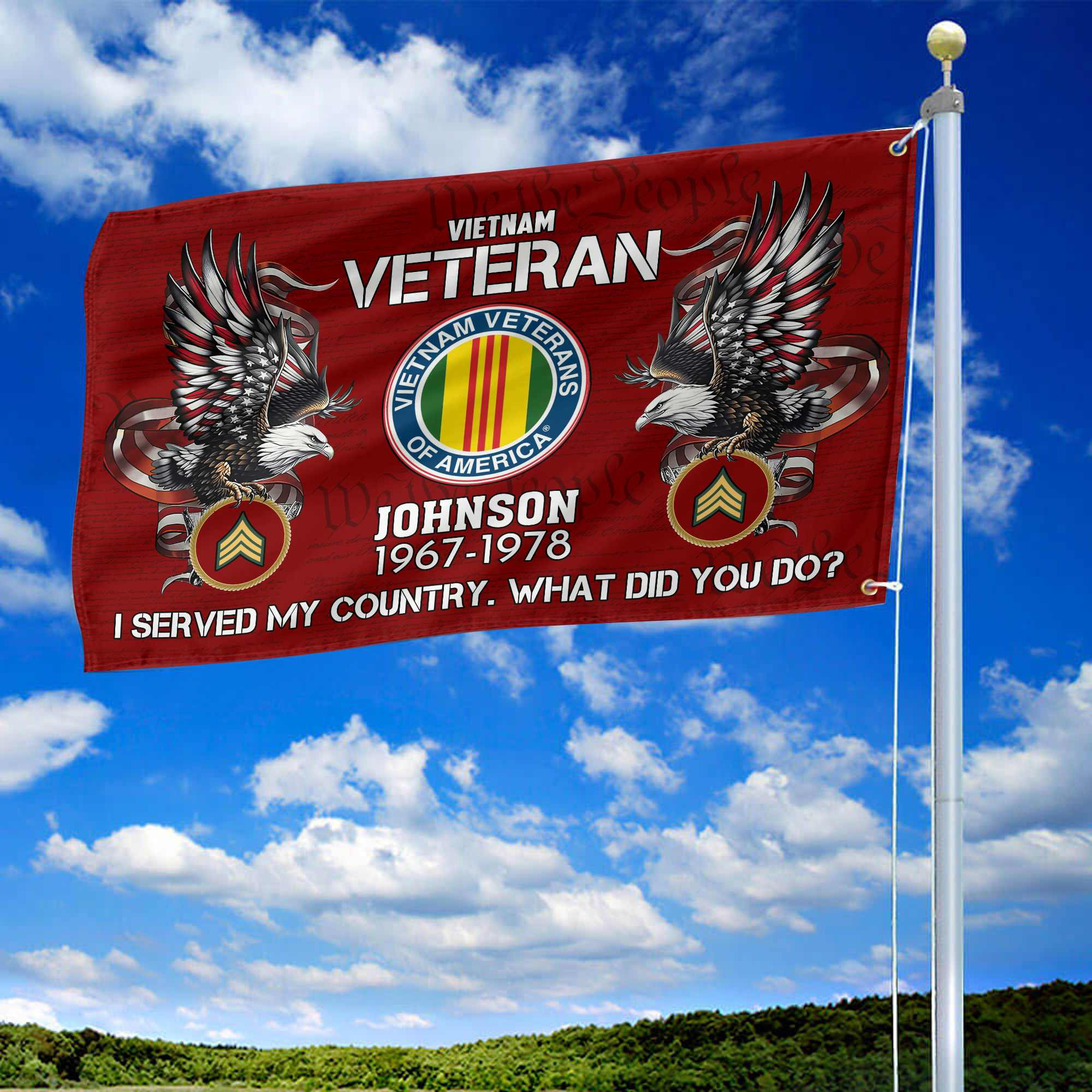 Premium Custom Vietnam Veteran Grommet Flag VPVC108406, Gifts For Vietnam Veteran, Gifts For Dad, For Husband, Best Gifts On Father’s Day, Armed Forces Day, Independence Day, Veterans Day. Premium Custom Vietnam Veteran Grommet Flag VPVC108406, Gifts For Vietnam Veteran, Gifts For Dad, For Husband, Best Gifts On Father’s Day, Armed Forces Day, Independence Day, Veterans Day.