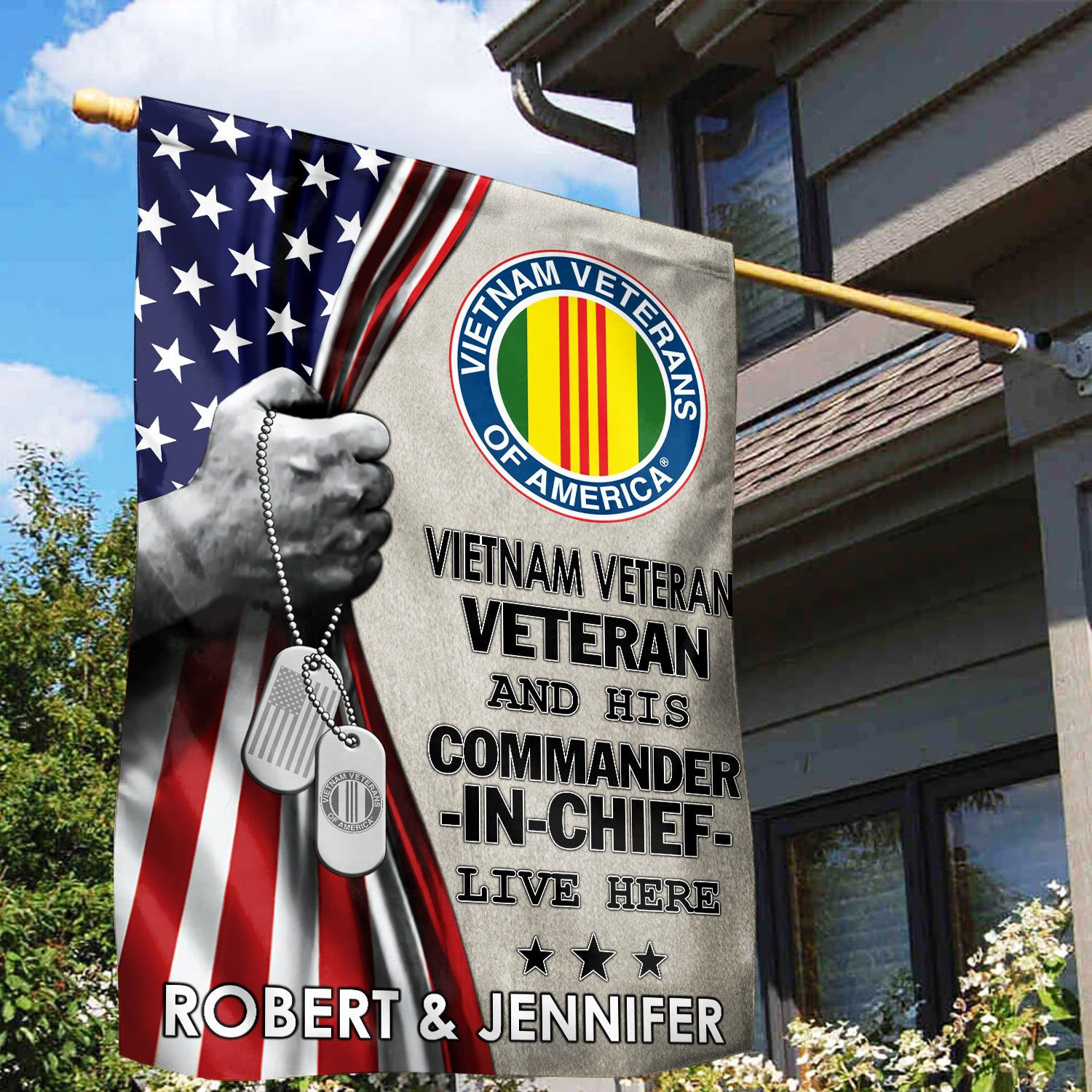 Vietnam Veteran Flag VPVC110506, Custom Name, Gift For Vietnam Veteran, American Flag, Patriotic Flag, Garden Flag, House Flag, Best Gifts On Father’s Day, Independence Day, Veterans Day. Vietnam Veteran Flag VPVC110506, Custom Name, Gift For Vietnam Veteran, American Flag, Patriotic Flag, Garden Flag, House Flag, Best Gifts On Father’s Day, Independence Day, Veterans Day.