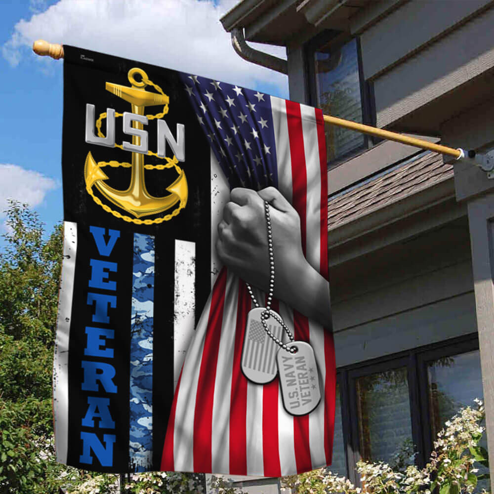 Unique U.S Navy Veteran Flag PVC191113 Unique U.S Navy Veteran Flag PVC191113