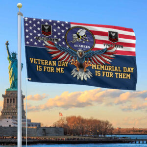 US Seabees Custom Grommet Flag VPVC106809, Gifts For Seabees Veteran, Best Gifts On Father’s Day, Armed Forces Day, Independence Day, Veterans Day.