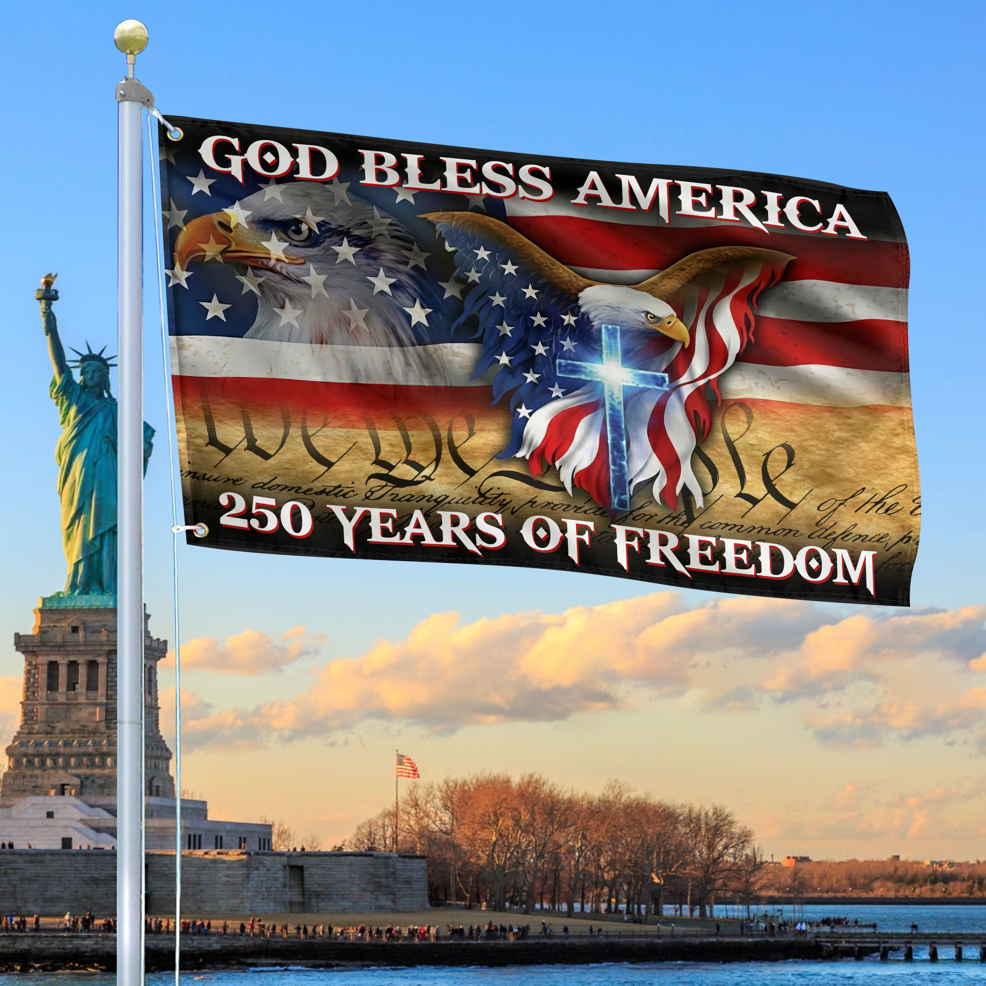 Premium America 250th Anniversary Grommet Flag VPVC120074, America 250th Flag, America 250th Birthday, Best Gifts On Independence Day, Veterans Day. Premium America 250th Anniversary Grommet Flag VPVC120074, America 250th Flag, America 250th Birthday, Best Gifts On Independence Day, Veterans Day.