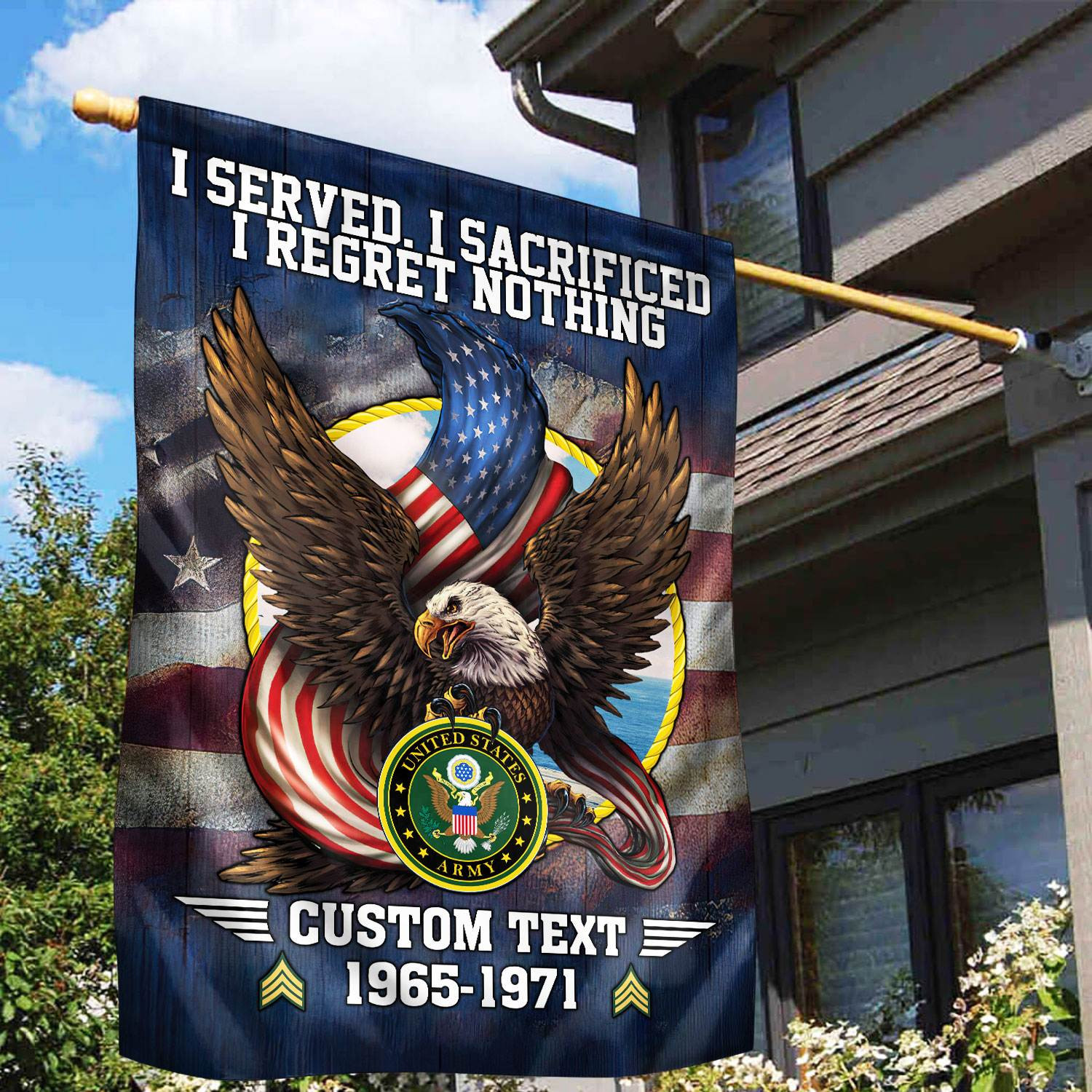 Premium Custom US Army Flag VPVC110601, Gift For Army Veteran, American Flag, Patriotic Flag, Garden Flag, House Flag Premium Custom US Army Flag VPVC110601, Gift For Army Veteran, American Flag, Patriotic Flag, Garden Flag, House Flag