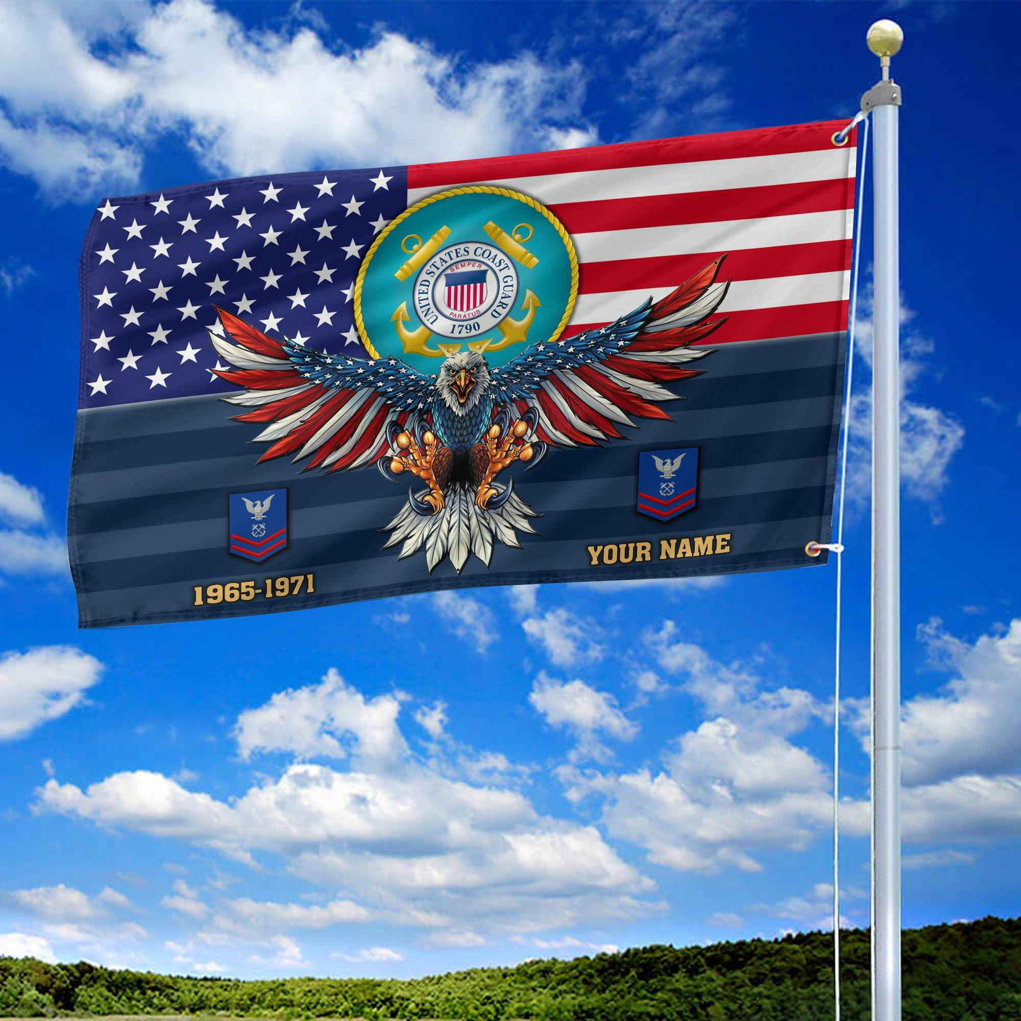 Premium Custom USCG Grommet Flag VPVC109005, Gifts For Coast Guard Veteran, Gifts For Dad, For Husband, Best Gifts On Father’s Day, Armed Forces Day, Independence Day, Veterans Day. Premium Custom USCG Grommet Flag VPVC109005, Gifts For Coast Guard Veteran, Gifts For Dad, For Husband, Best Gifts On Father’s Day, Armed Forces Day, Independence Day, Veterans Day.
