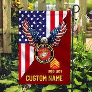 Premium Custom USMC Veteran Flag VPVC110803, Gift For Marine Veteran, American Flag, Patriotic Flag, Garden Flag, House Flag, Gifts On Father's Day, Independence Day, Veterans Day. 3 1743064707563.jpg