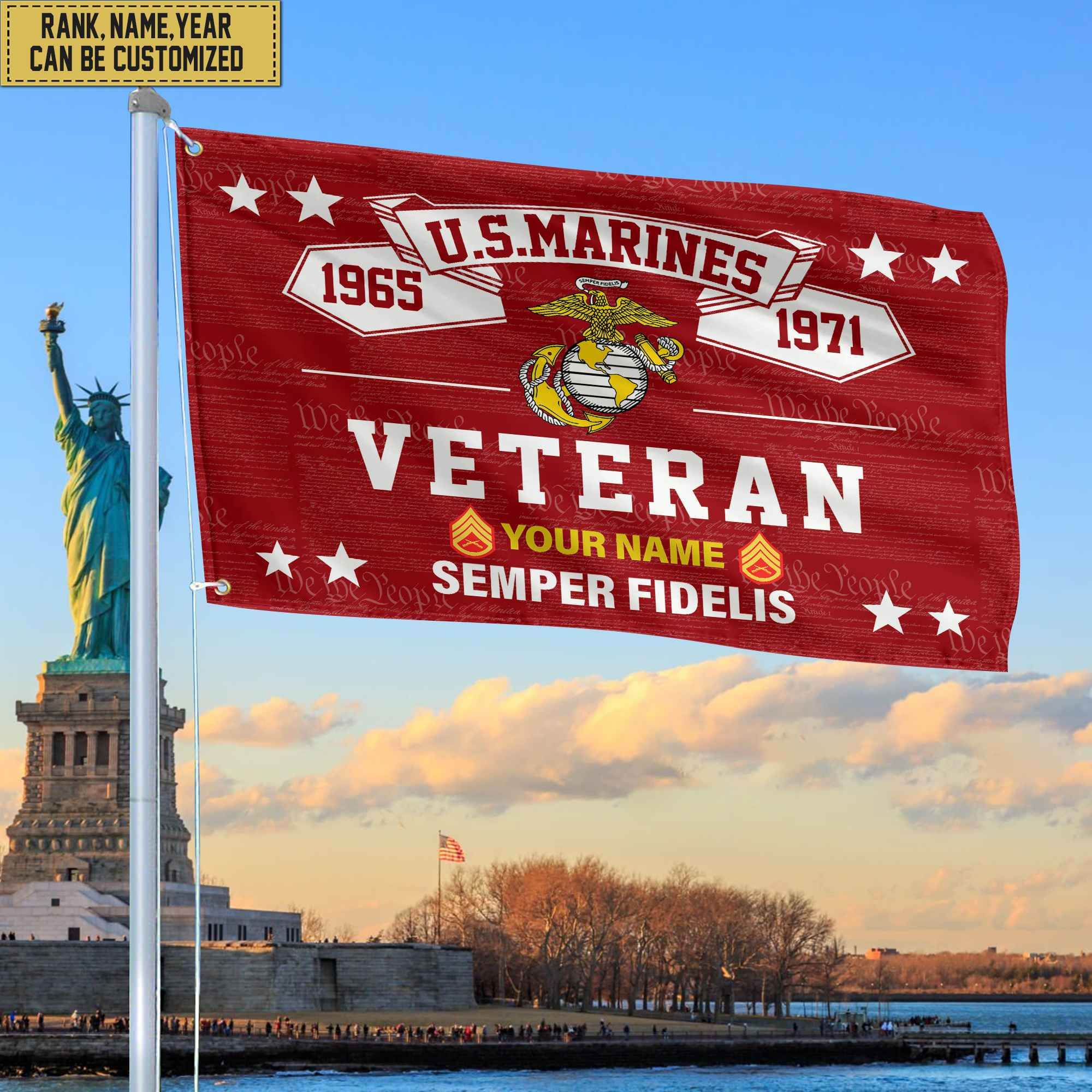 Premium Personalized USMC Veteran Grommet Flag, Gift For Marine Veteran, Gift For Veterans Day, Memorial Day, Father’s Day VPVC104303 Premium Personalized USMC Veteran Grommet Flag, Gift For Marine Veteran, Gift For Veterans Day, Memorial Day, Father’s Day VPVC104303