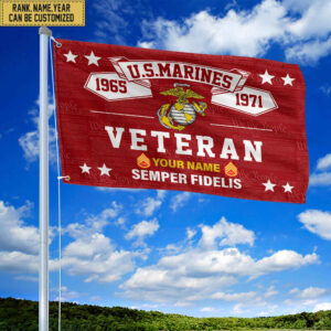 Premium Personalized USMC Veteran Grommet Flag, Gift For Marine Veteran, Gift For Veterans Day, Memorial Day, Father's Day VPVC104303 2 1717043212861.jpg