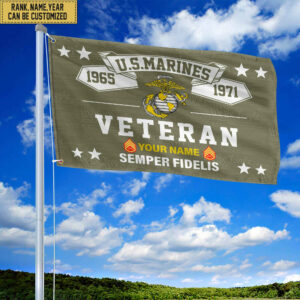 Premium Personalized USMC Veteran Grommet Flag, Gift For Marine Veteran, Gift For Veterans Day, Memorial Day, Father's Day VPVC104303 4 1717043212831.jpg