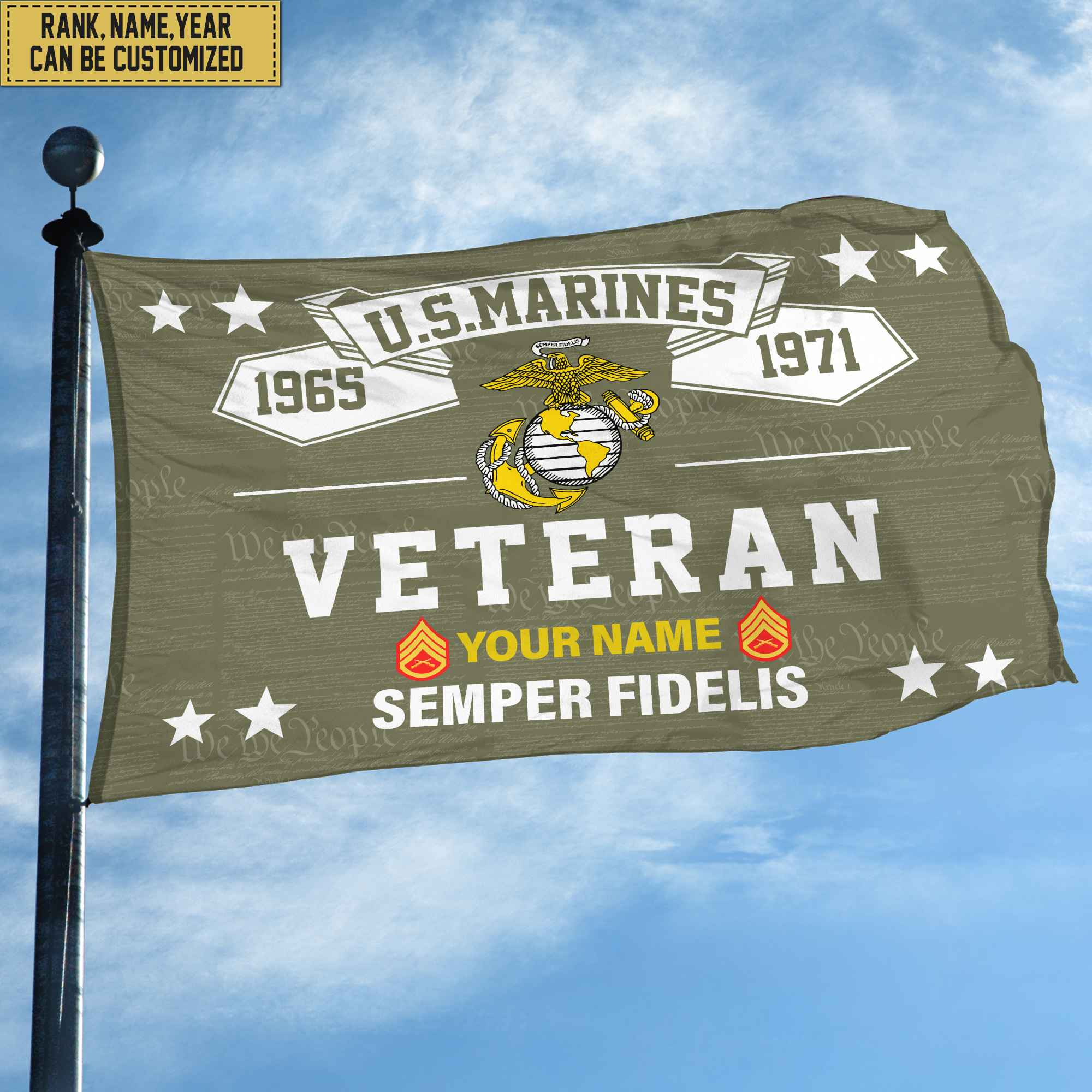 Premium Personalized USMC Veteran Grommet Flag, Gift For Marine Veteran, Gift For Veterans Day, Memorial Day, Father’s Day VPVC104303 Premium Personalized USMC Veteran Grommet Flag, Gift For Marine Veteran, Gift For Veterans Day, Memorial Day, Father’s Day VPVC104303