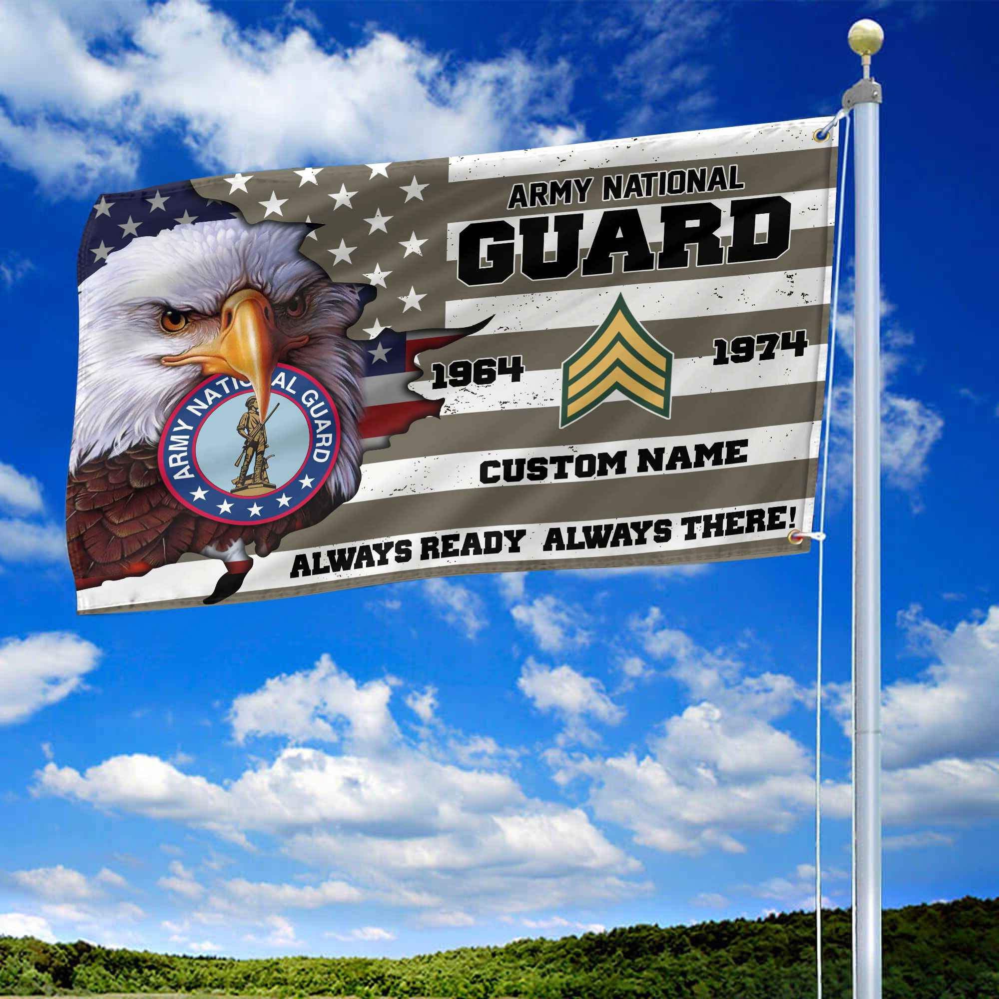Premium Custom US Army National Guard Grommet Flag VPVC108708, Gifts For Army National Guard Veteran, Best Gifts On Father’s Day, Armed Forces Day, Independence Day, Veterans Day. Premium Custom US Army National Guard Grommet Flag VPVC108708, Gifts For Army National Guard Veteran, Best Gifts On Father’s Day, Armed Forces Day, Independence Day, Veterans Day.