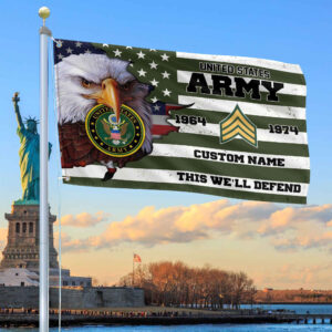 Premium Custom US Army Grommet Flag VPVC108701, Gifts For Army Veteran, Best Gifts On Father’s Day, Armed Forces Day, Independence Day, Veterans Day.