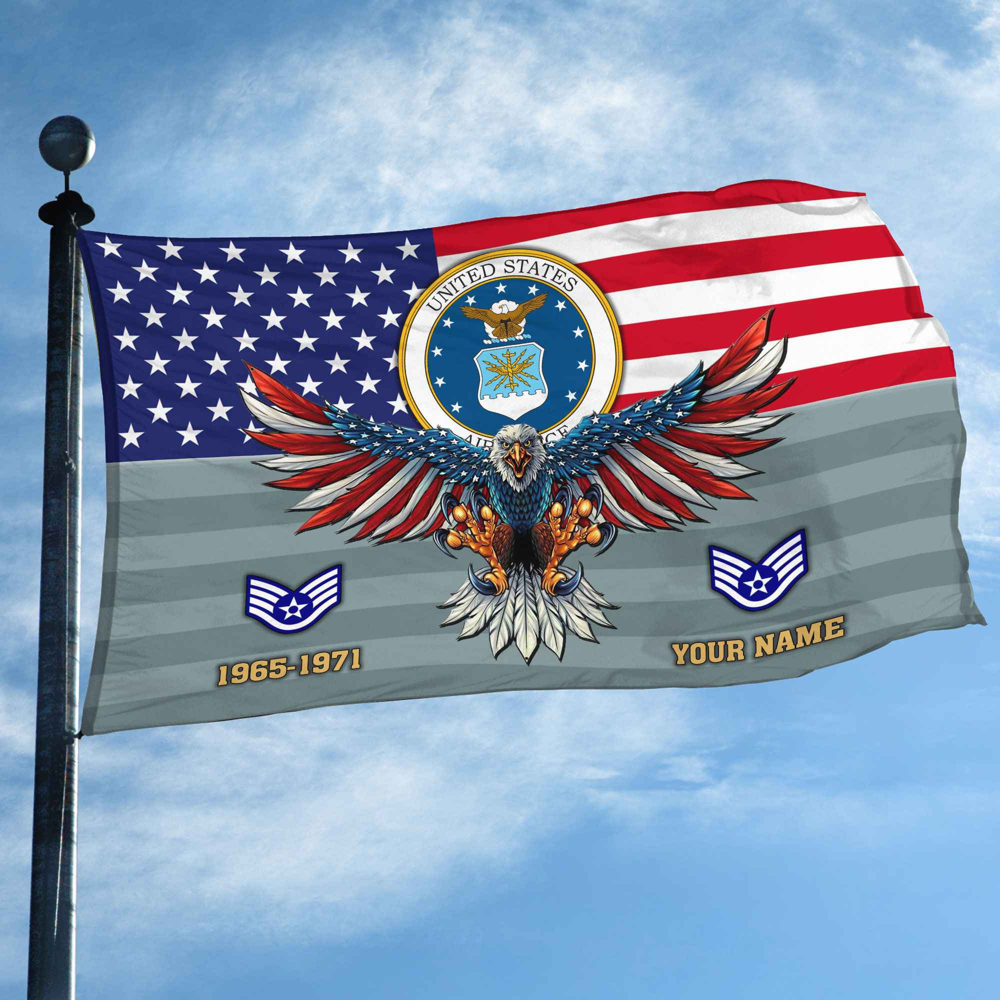 Premium Custom USAF Grommet Flag VPVC109004, Gifts For Air Force Veteran, Gifts For Dad, For Husband, Best Gifts On Father’s Day, Armed Forces Day, Independence Day, Veterans Day. Premium Custom USAF Grommet Flag VPVC109004, Gifts For Air Force Veteran, Gifts For Dad, For Husband, Best Gifts On Father’s Day, Armed Forces Day, Independence Day, Veterans Day.