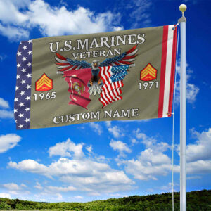 USMC Custom Grommet Flag VPVC109311, Gifts For Marine Veteran, Best Gifts On Father's Day, Armed Forces Day, Independence Day, Veterans Day. 1 1741753106029.jpg