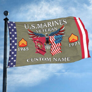 USMC Custom Grommet Flag VPVC109311, Gifts For Marine Veteran, Best Gifts On Father's Day, Armed Forces Day, Independence Day, Veterans Day. 2 1741753106039.jpg