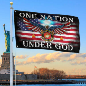 Unique Custom USMC Grommet Flag VPVC105103, Gift For Marine Veteran, Gifts For Dad, For Husband, Best Gifts On Father’s Day, Independence Day, Veterans Day.