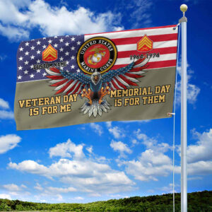 USMC Custom Grommet Flag VPVC106811, Gifts For Marine Veteran, Best Gifts On Father's Day, Armed Forces Day, Independence Day, Veterans Day. 1 1741936935360.jpg