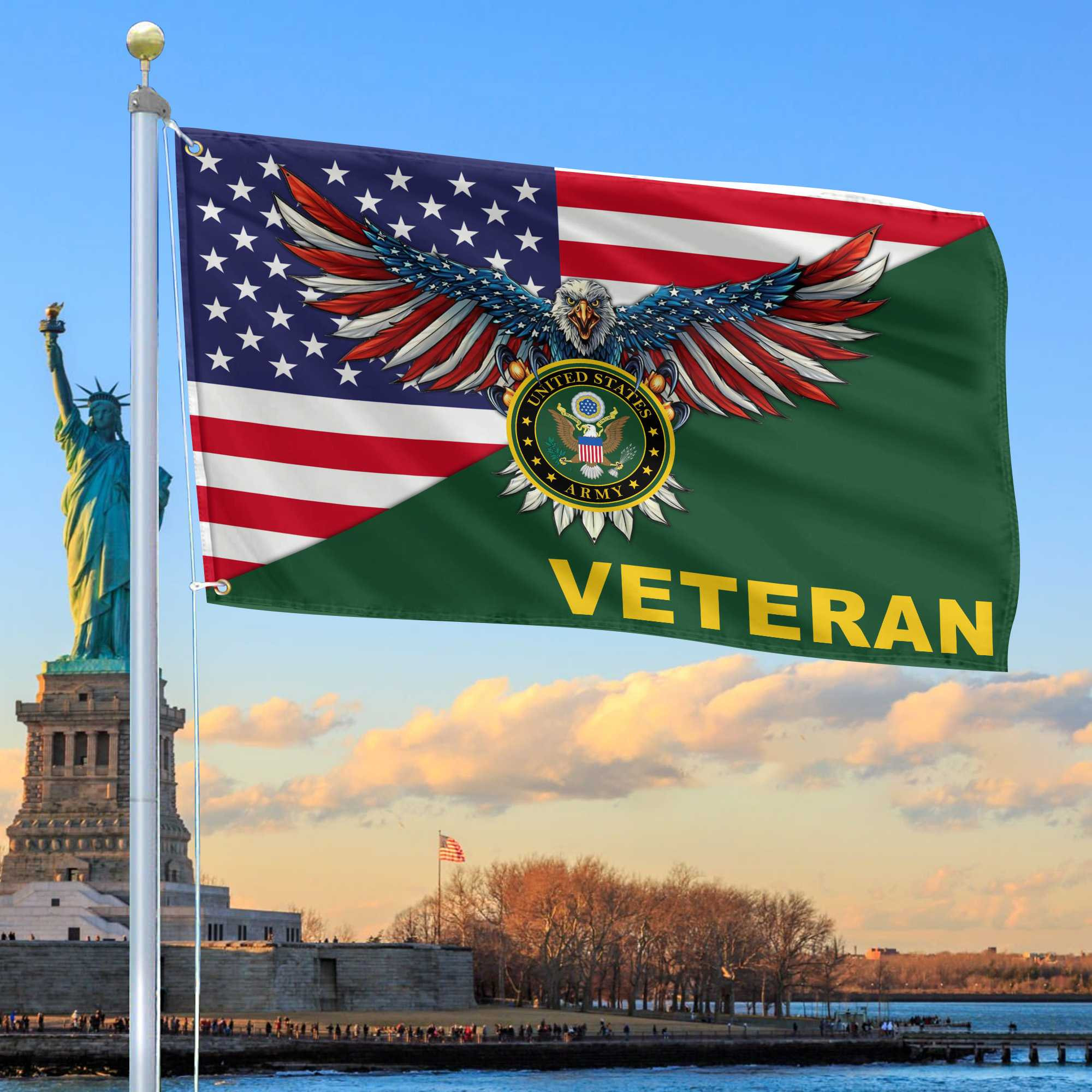 Premium US Army Grommet Flag Gift For Veterans Day, Father’s Day, Memorial Day VPVC100401 Premium US Army Grommet Flag Gift For Veterans Day, Father’s Day, Memorial Day VPVC100401