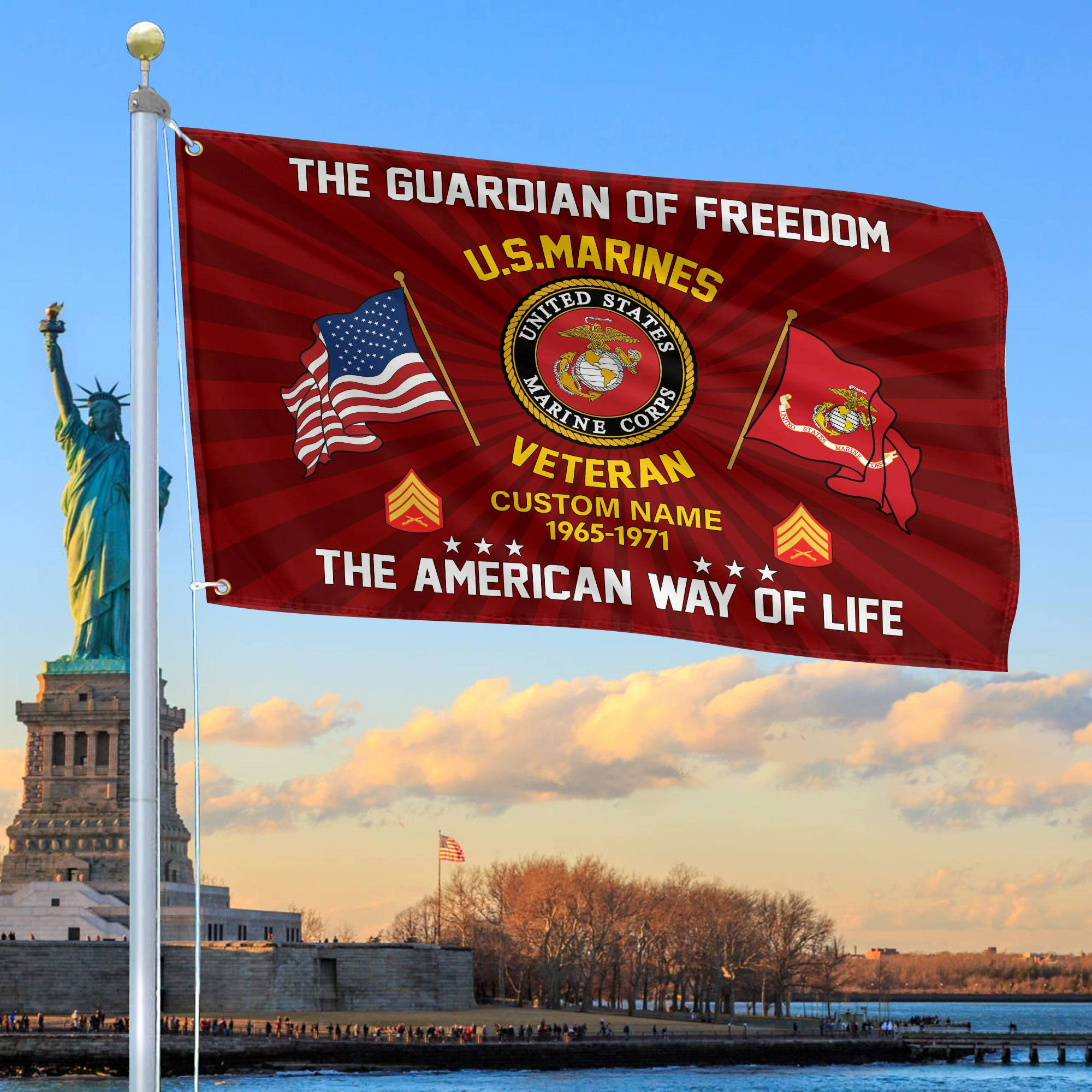 USMC Custom Grommet Flag VPVC108303, Gifts For Marine Veteran, Best Gifts On Father’s Day, Armed Forces Day, Independence Day, Veterans Day. USMC Custom Grommet Flag VPVC108303, Gifts For Marine Veteran, Best Gifts On Father’s Day, Armed Forces Day, Independence Day, Veterans Day.