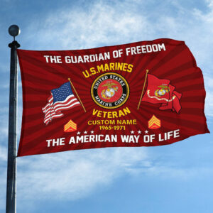 USMC Custom Grommet Flag VPVC108303, Gifts For Marine Veteran, Best Gifts On Father's Day, Armed Forces Day, Independence Day, Veterans Day. 2 1741333974670.jpg