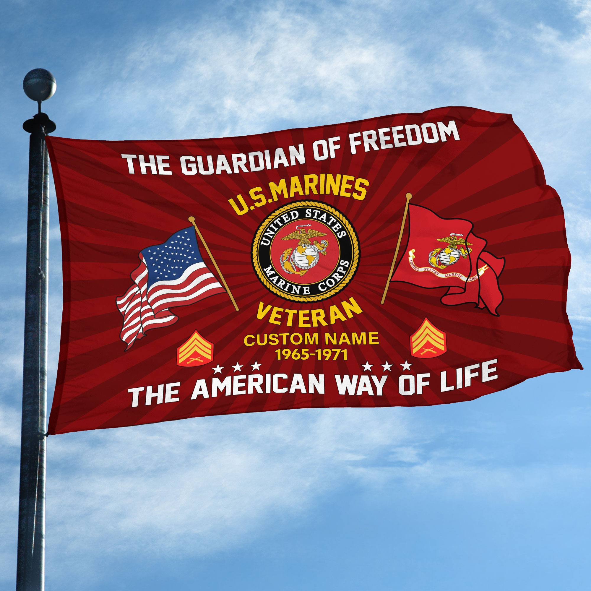 USMC Custom Grommet Flag VPVC108303, Gifts For Marine Veteran, Best Gifts On Father’s Day, Armed Forces Day, Independence Day, Veterans Day. USMC Custom Grommet Flag VPVC108303, Gifts For Marine Veteran, Best Gifts On Father’s Day, Armed Forces Day, Independence Day, Veterans Day.