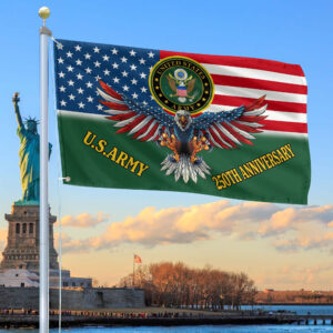 Premium 250th Anniversary Of The Army Grommet Flag VPVC120019, Gifts For Army Veteran, Best Gifts On Father’s Day, Veterans Day.
