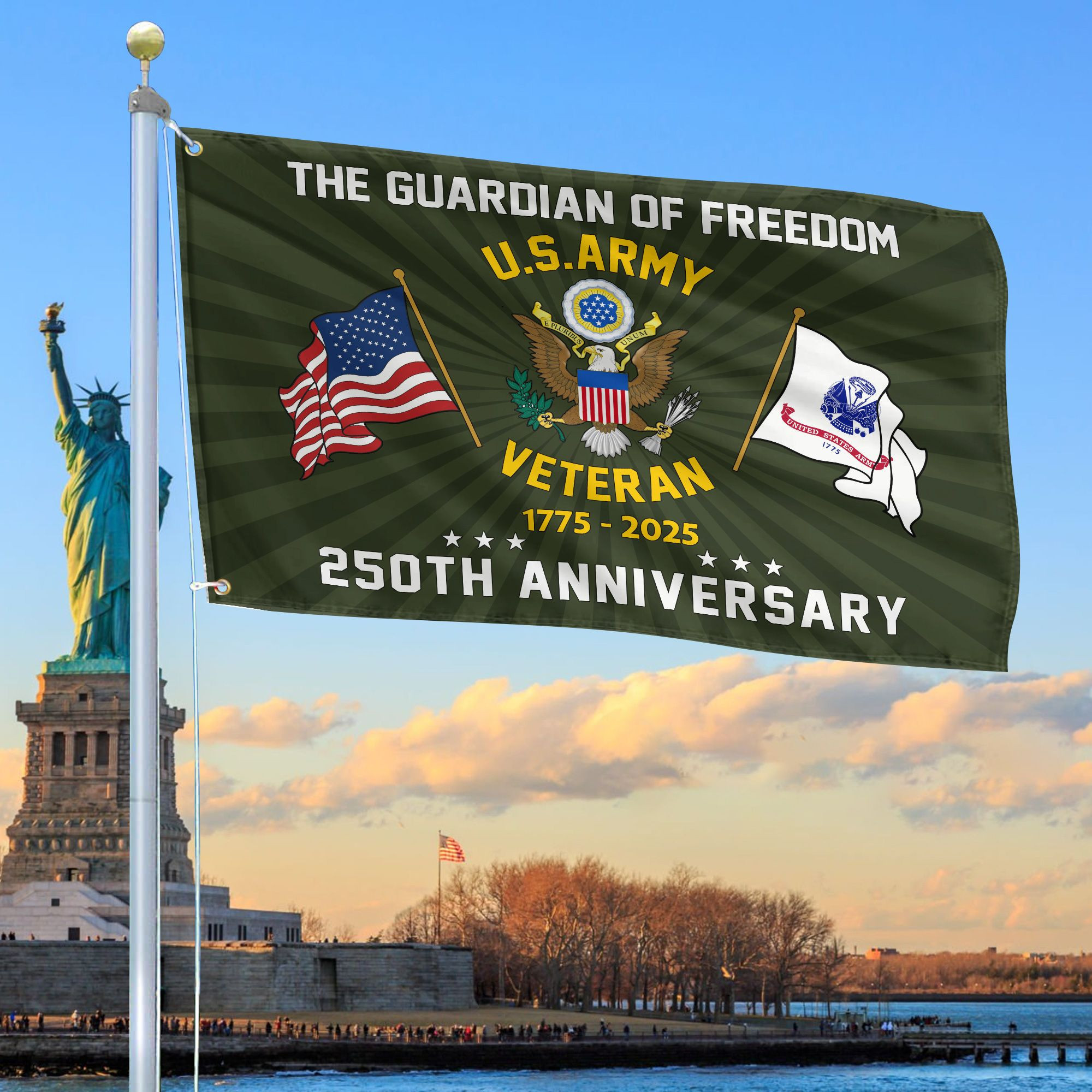 Premium 250th Anniversary Of The Army Grommet Flag VPVC120053, Gifts For Army Veteran, Best Gifts On Father’s Day, Veterans Day. Premium 250th Anniversary Of The Army Grommet Flag VPVC120053, Gifts For Army Veteran, Best Gifts On Father’s Day, Veterans Day.