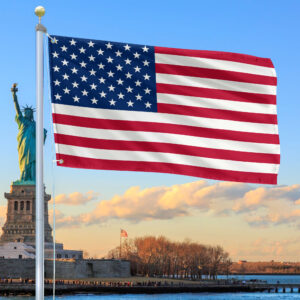Premium US American Grommet Flag CPVC300810, Best Gifts On Father’s Day, Independence Day, Veterans Day.