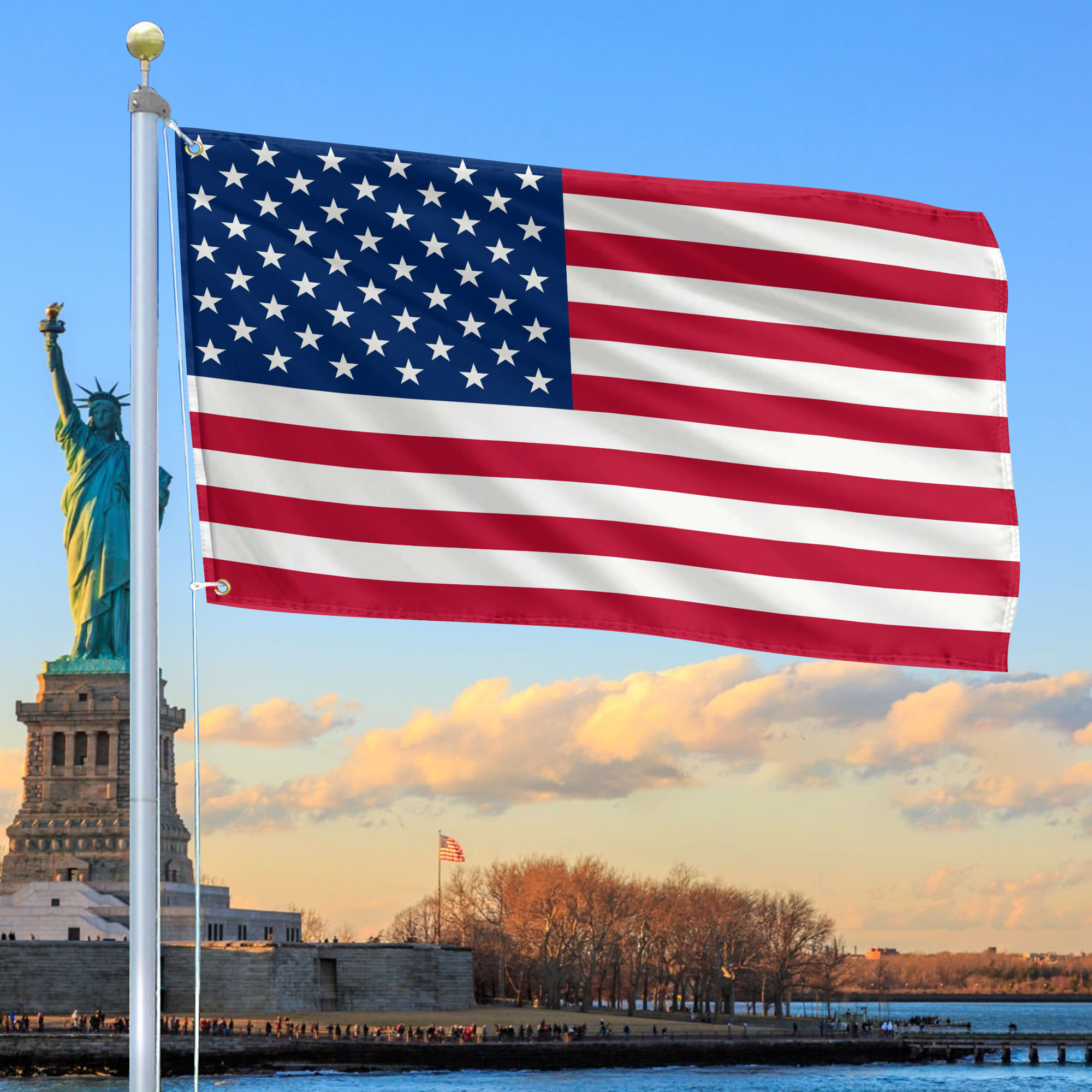 Premium US American Grommet Flag CPVC300810, Best Gifts On Father’s Day, Independence Day, Veterans Day. Premium US American Grommet Flag CPVC300810, Best Gifts On Father’s Day, Independence Day, Veterans Day.