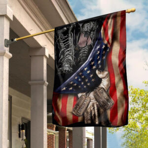 Premium God Bless America U.S Veteran Flag NVT261001
