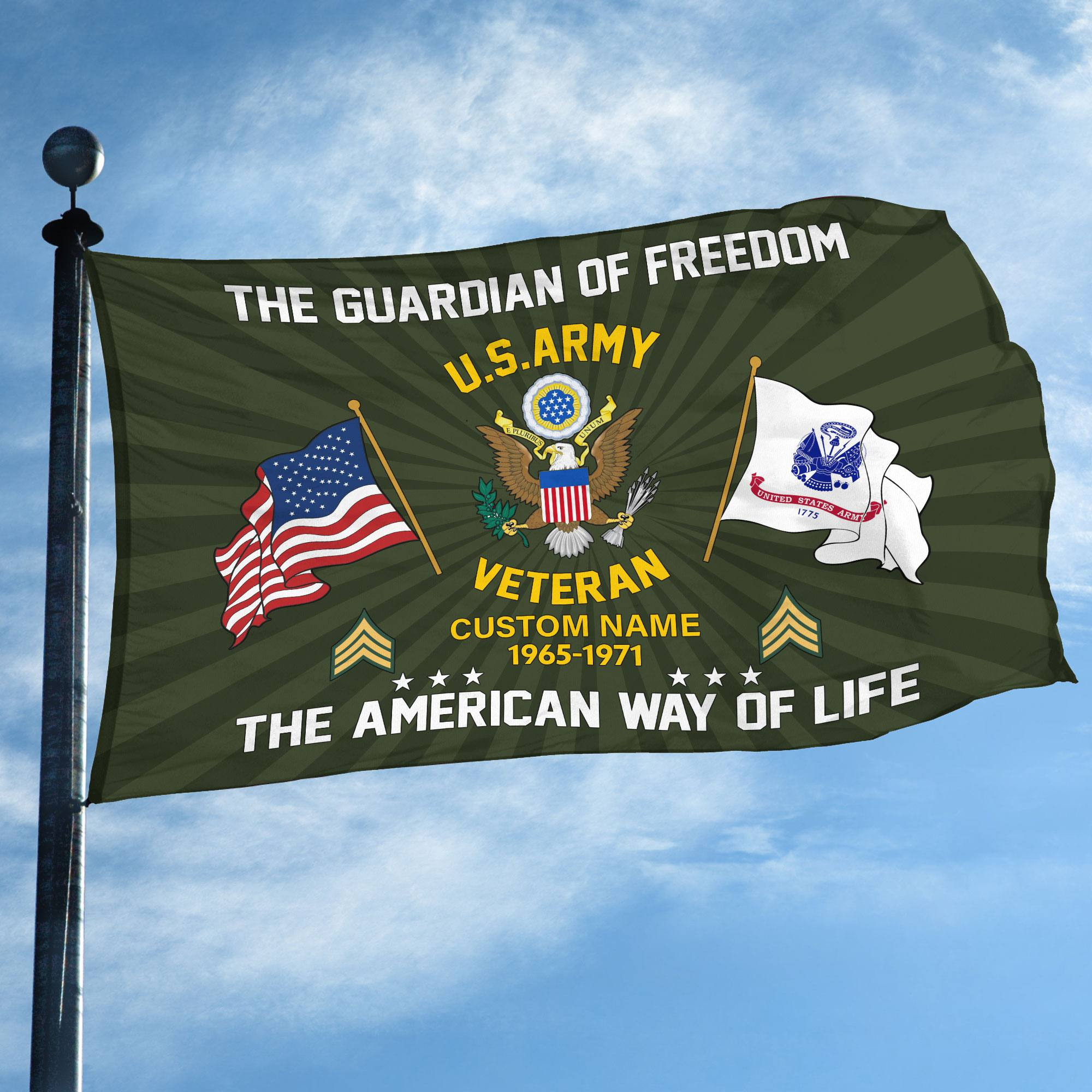 US Army Custom Grommet Flag VPVC108301, Gifts For Army Veteran, Best Gifts On Father’s Day, Armed Forces Day, Independence Day, Veterans Day. US Army Custom Grommet Flag VPVC108301, Gifts For Army Veteran, Best Gifts On Father’s Day, Armed Forces Day, Independence Day, Veterans Day.