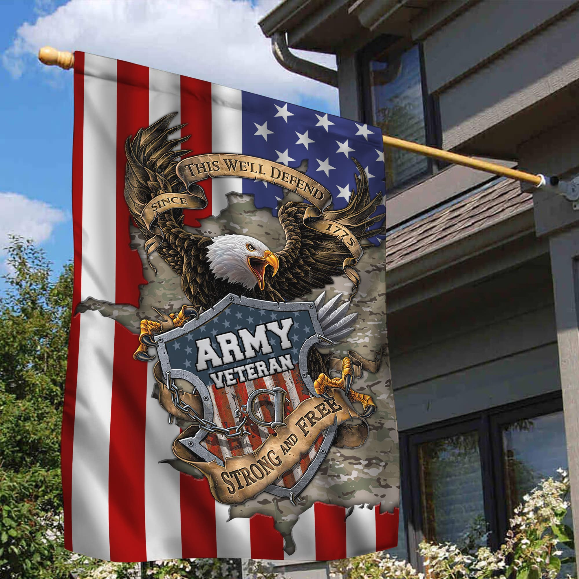 U.S Multiple Service Veteran Flag TVN070101 U.S Multiple Service Veteran Flag TVN070101