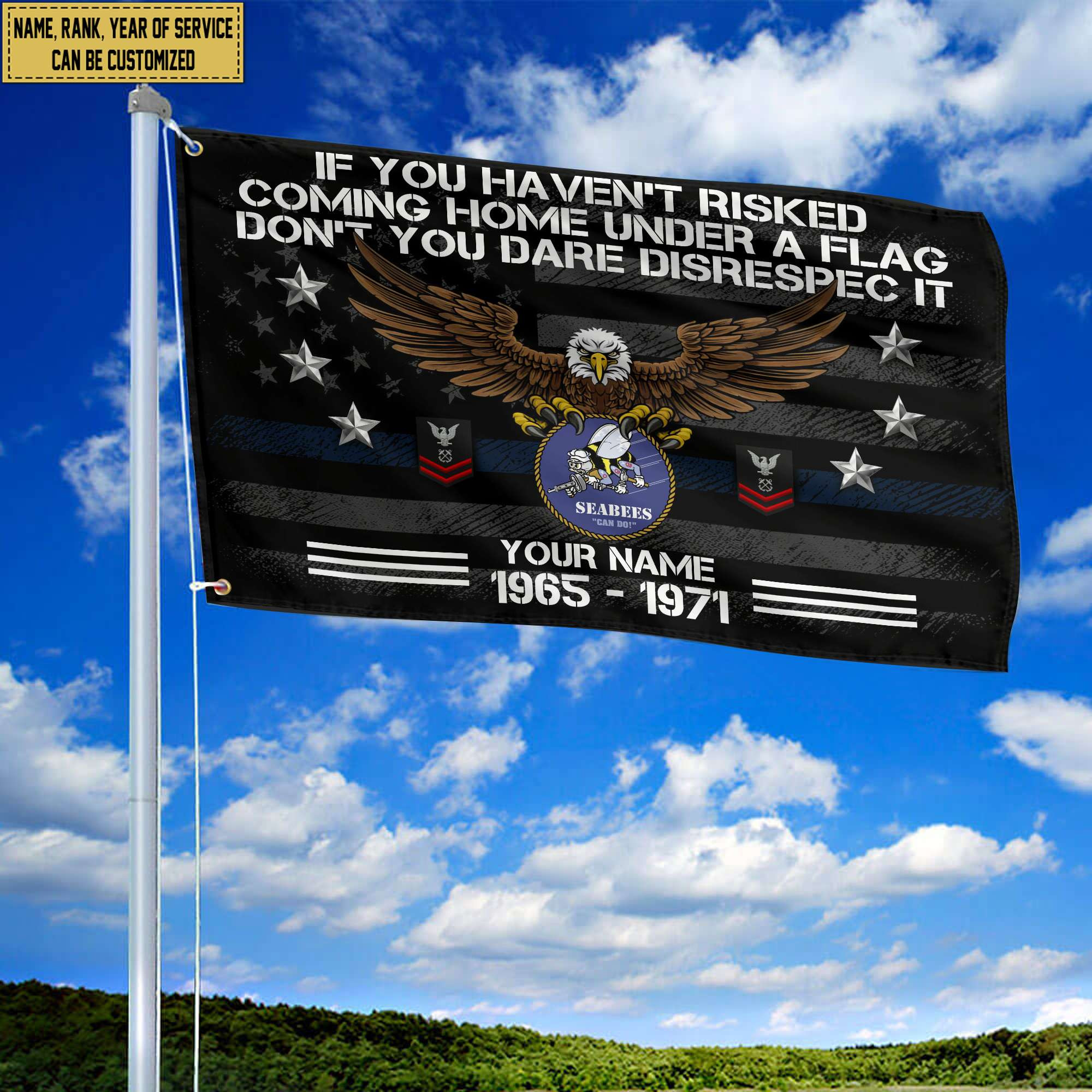 Premium Custom US Seabees Grommet Flag, Gift For Seabees Veteran VPVC104909, Gifts For Dad, For Husband, Best Gifts On Father’s Day, Independence Day, Veterans Day. Premium Custom US Seabees Grommet Flag, Gift For Seabees Veteran VPVC104909, Gifts For Dad, For Husband, Best Gifts On Father’s Day, Independence Day, Veterans Day.