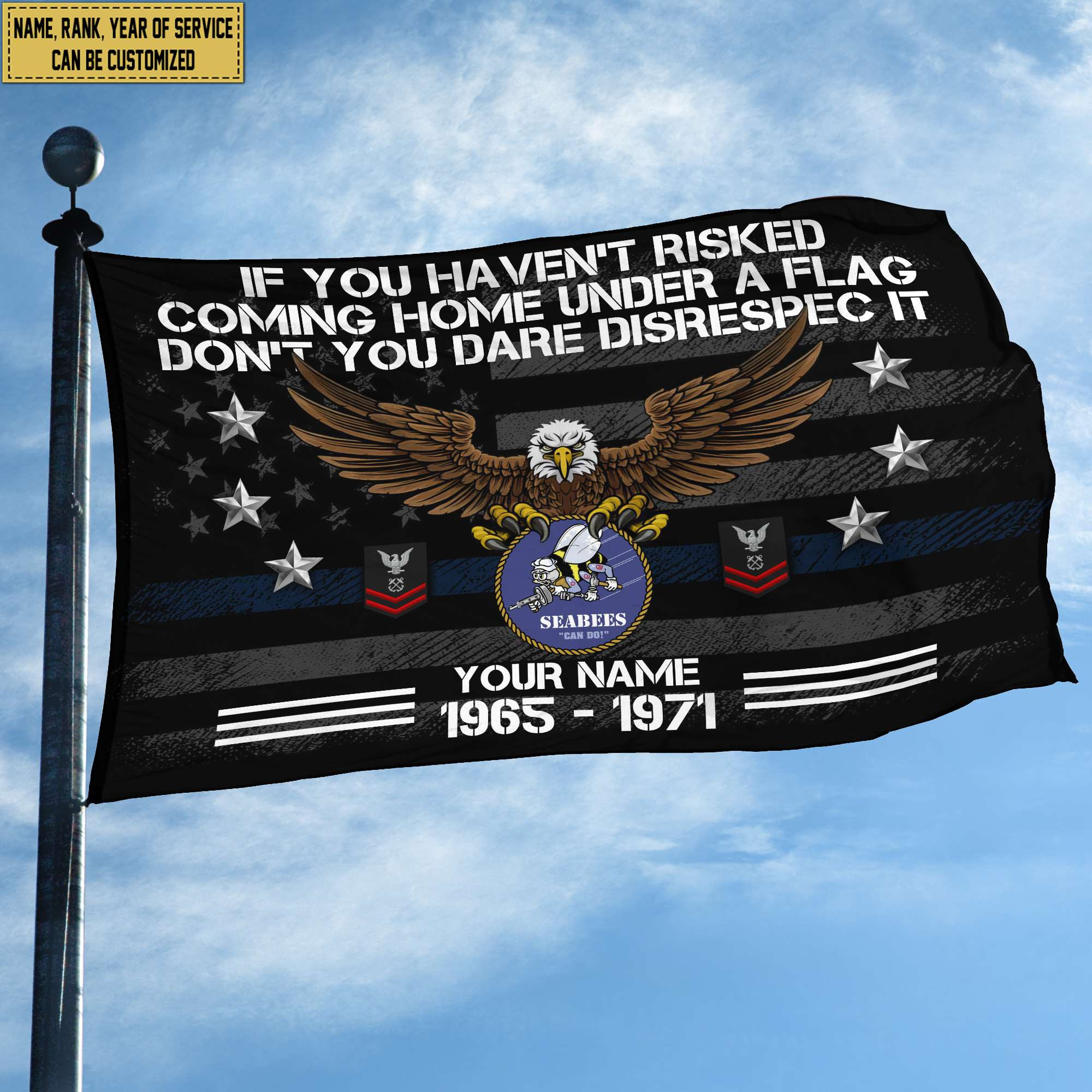 Premium Custom US Seabees Grommet Flag, Gift For Seabees Veteran VPVC104909, Gifts For Dad, For Husband, Best Gifts On Father’s Day, Independence Day, Veterans Day. Premium Custom US Seabees Grommet Flag, Gift For Seabees Veteran VPVC104909, Gifts For Dad, For Husband, Best Gifts On Father’s Day, Independence Day, Veterans Day.