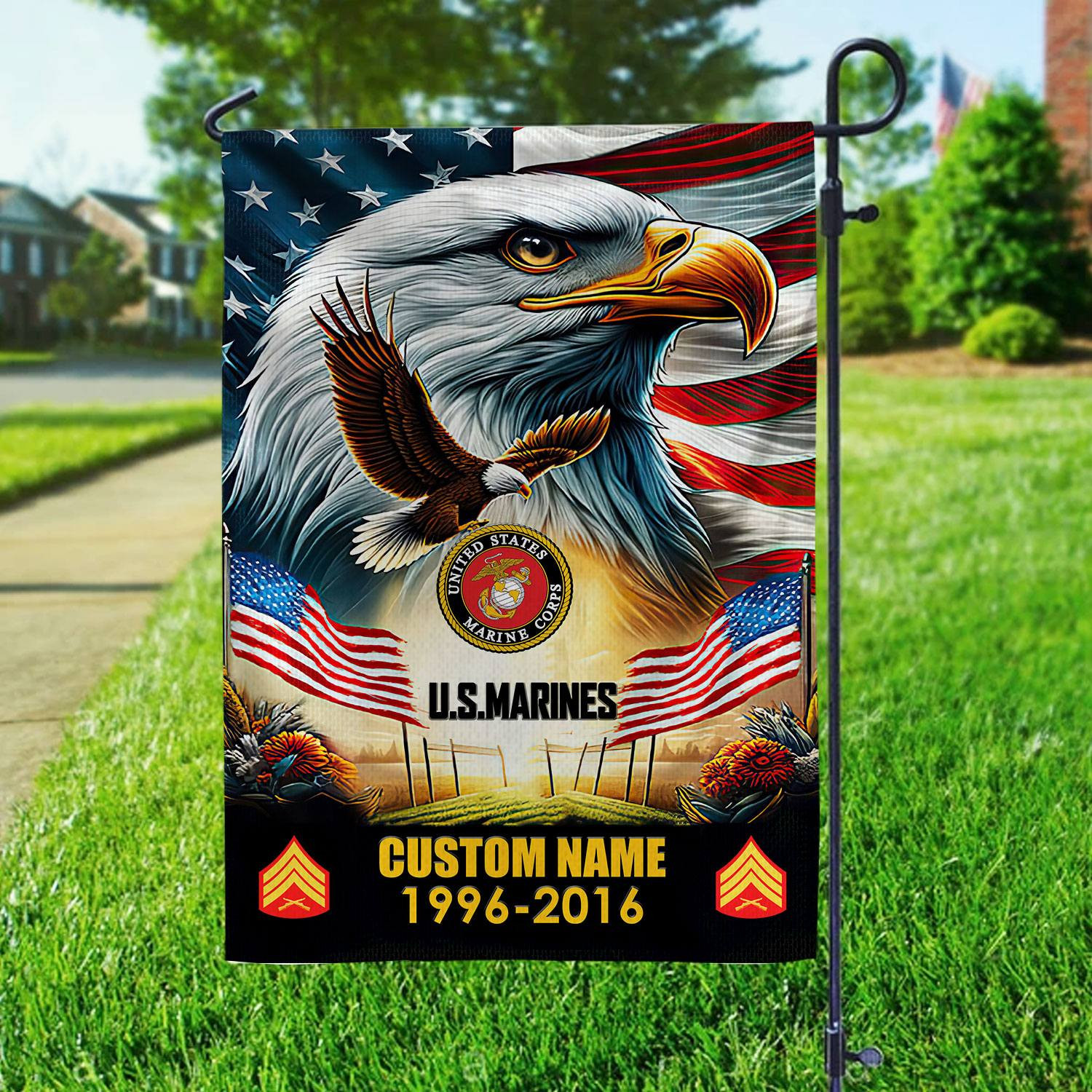 Premium Custom Name, Rank USMC Flag VPVC110203, Gift For Marine Veteran, American Flag, Patriotic Flag, Garden Flag, House Flag, Best Gifts On Father’s Day, Independence Day, Veterans Day. Premium Custom Name, Rank USMC Flag VPVC110203, Gift For Marine Veteran, American Flag, Patriotic Flag, Garden Flag, House Flag, Best Gifts On Father’s Day, Independence Day, Veterans Day.